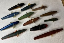 12 Vintage Brass Devon Minnows
