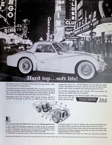 Original 1958 triumph tr - original,