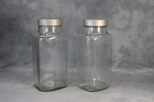 Pair original vintage glass - original,