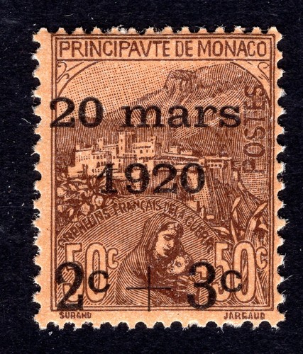 Monaco 1920 mint - 1920, **