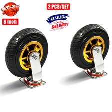1/2PCS 8" Swivel Castor Wheels