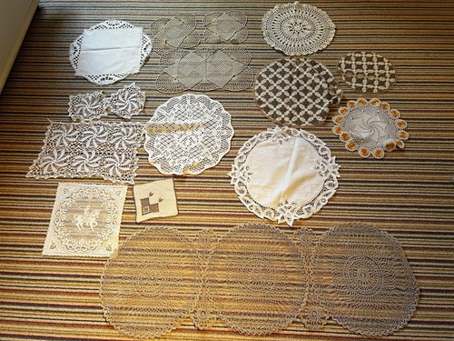 Vintage dressing table covers - vintage,