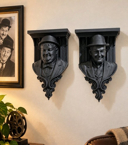 Laurel hardy gothic wall - &,