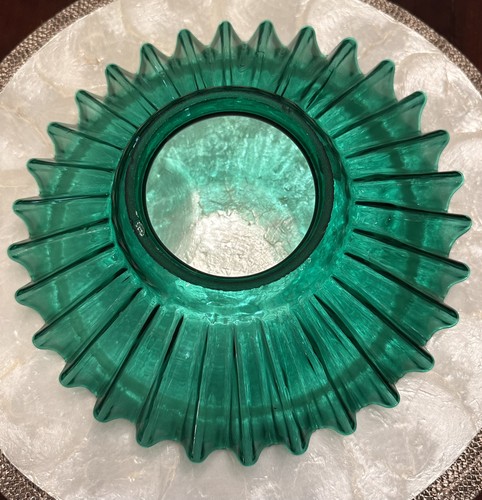 Antique green glass - green,