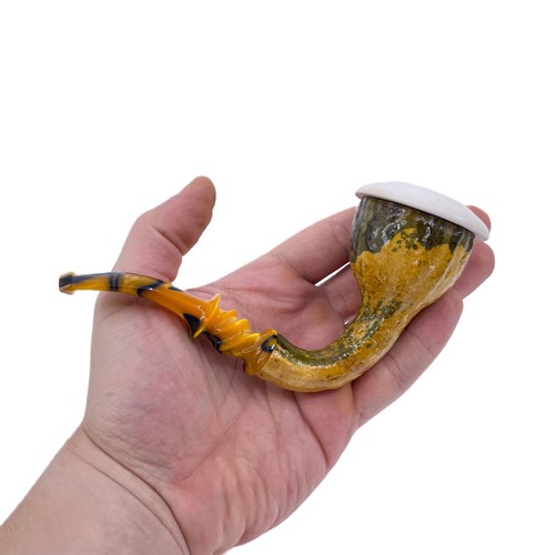 Handmade calabash pipe from - handmade,