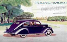 A4 Print 1937 Lincoln Zephyr V