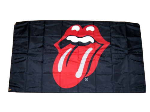 Rolling stones flag - stones, 3'x5'