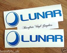 2 x Lunar Vinyl Stickers for