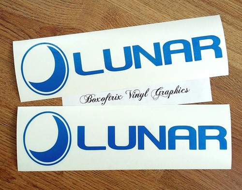 Lunar vinyl stickers - x, for