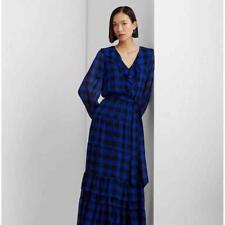 NWT Elvi Blue Black V-Neck