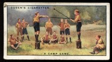 Tobacco Card, Ogdens, BOY SCOUTS, 1929, A Camp Game, #33