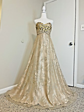 Gold Gown Formal Dress  3-4