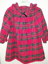 18-24 Months Next Tartan Check Red Christmas Dress Girls