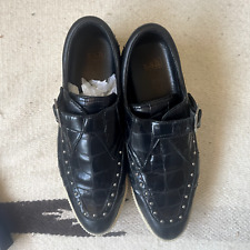 Y2K Ash Black studded Brothel Creeper Shoes Size uk 7 eu 40 Original Packaging