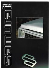 Suzuki SJ 413 Samurai 1990-91 UK Market Brochure LWB Hard Soft Top Commercial