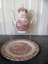 Vintage pink  & White