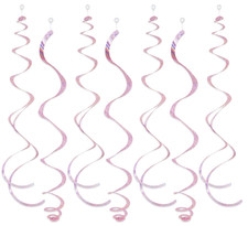 6 PACK Hanging Swirls Party