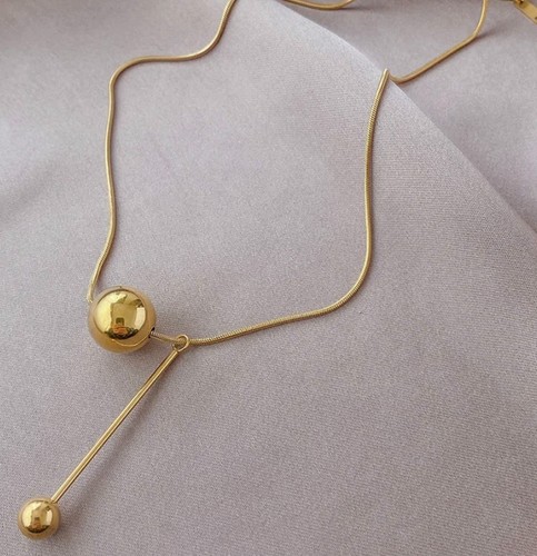 Gold ball titanium ladies - gold,
