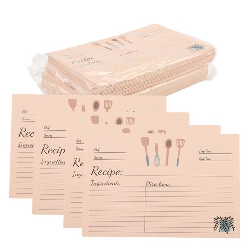 Recipe cards 4x6inches set - cards,