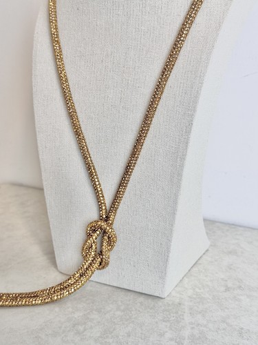 Diamante lariat love knot - diamante,