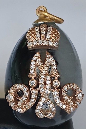 Silver imperial easter egg - silver,
