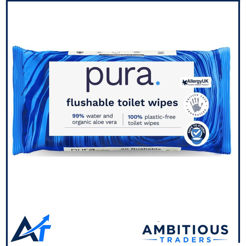 Pura flushable moist toilet - flushable,