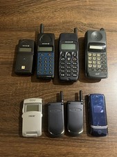Job Lot 8 Vintage Phones Motorola V50 MicroTAC KRZR Ericsson Sony Spares/Repair 