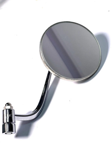 Round wing mirror - mirror, vw