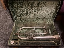 Vintage Boosey & Co Flugel Horn With Hard Case