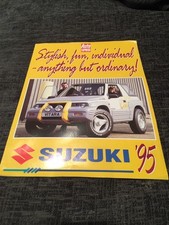 1995 Suzuki Swift Vitara Cappucino Samurai Supercarry UK Car Van Brochure