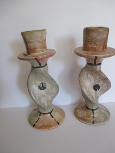 Vintage besmo candle sticks - candle,