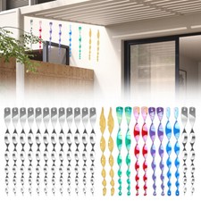 12X Bird Repellent Rods | Reflective Spiral Scare Pigeon Deterrent Garden Wind 