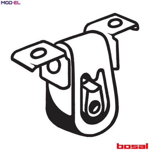 Rubber strip exhaust system - rubber,