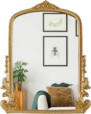 40 x 50 cm Gold Arched Mirror