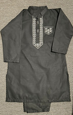 Boys Black New Pakistani suit salwar kameez 