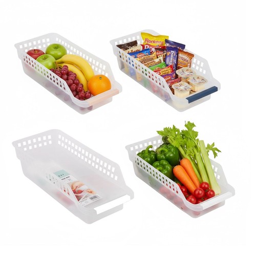 Clear plastic fridge trays - clear,