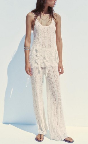 Zara ecru top and - zara,