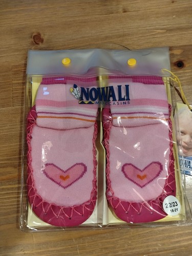 Nowa pink non slip moccasin - non-slip,