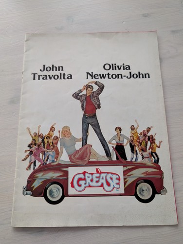 Vintage grease movie program - grease,