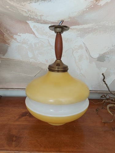 Vintage glass teak atomic - vintage,