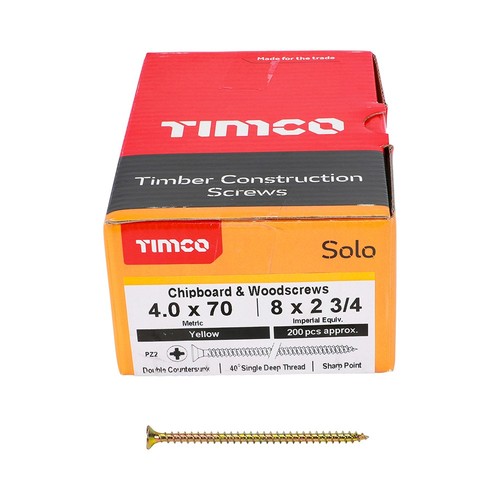 Timco solo 70mm - 70mm, yellow