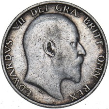 1907 Shilling - Edward VII