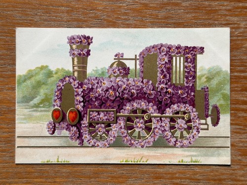 Edwardian novelty floral steam - edwardian,