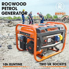 Portable petrol generator - petrol,