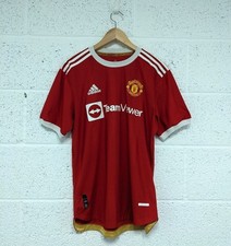 Adidas Manchester United Football Shirt 2021-2022 Home Red Player Issue Size XL