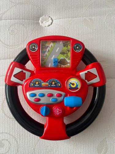 Toy steering wheel with - wheel,