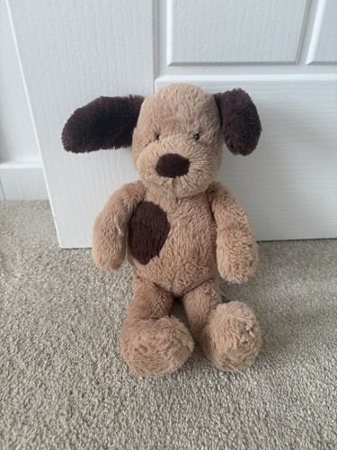 Brown dog soft toy - m&s,