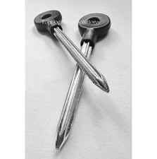 Star Door Bolt Key Extra Long Security Rack Bolts Chubb lock Window Metal 55mm L