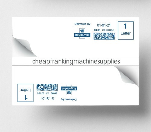 000 franking machine labels - machine,