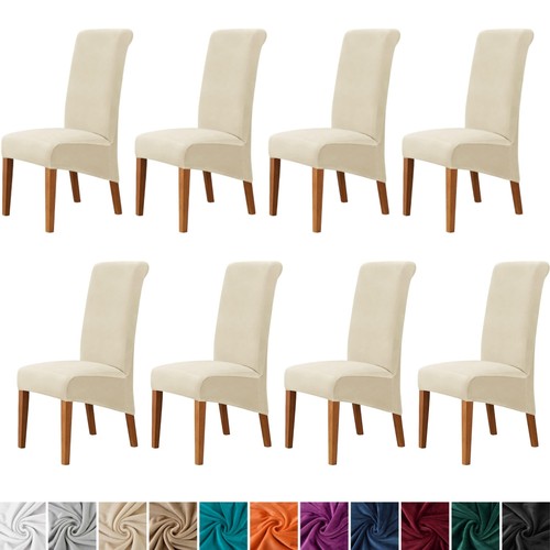 Large velvet dining chair seat - velvet,